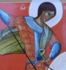 Фрагмент иконы "Чудо Святого Георгия о змие"